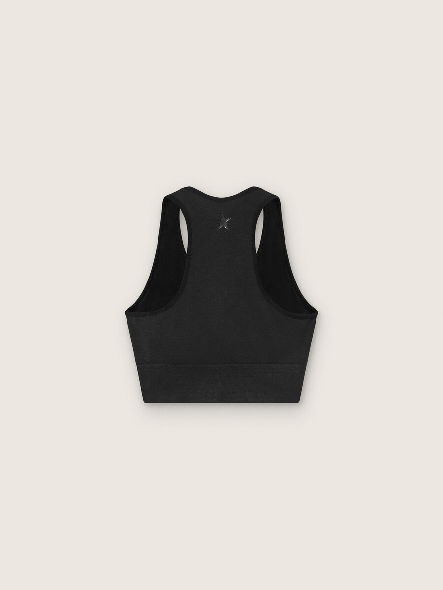 zwarte sportbeha voor dames