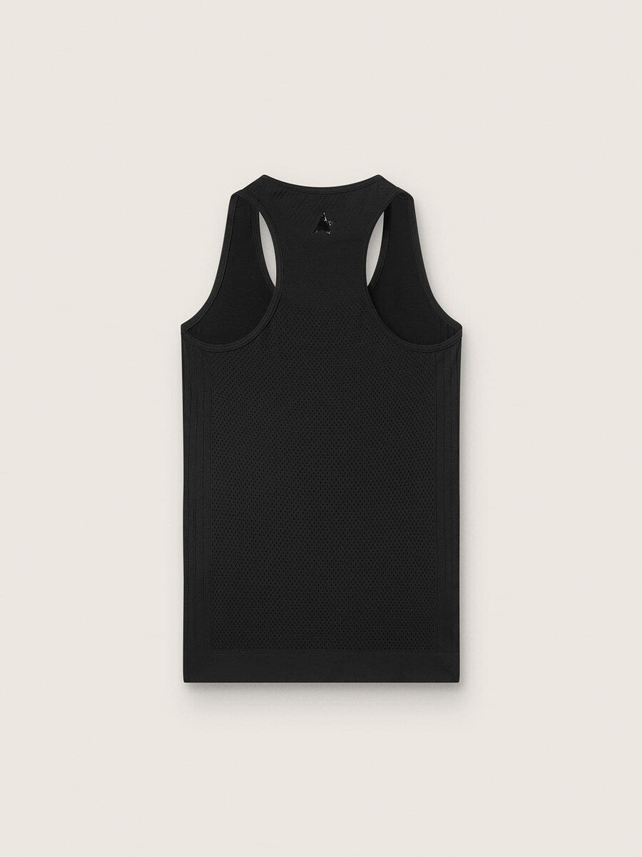 dames zwarte sport tanktop