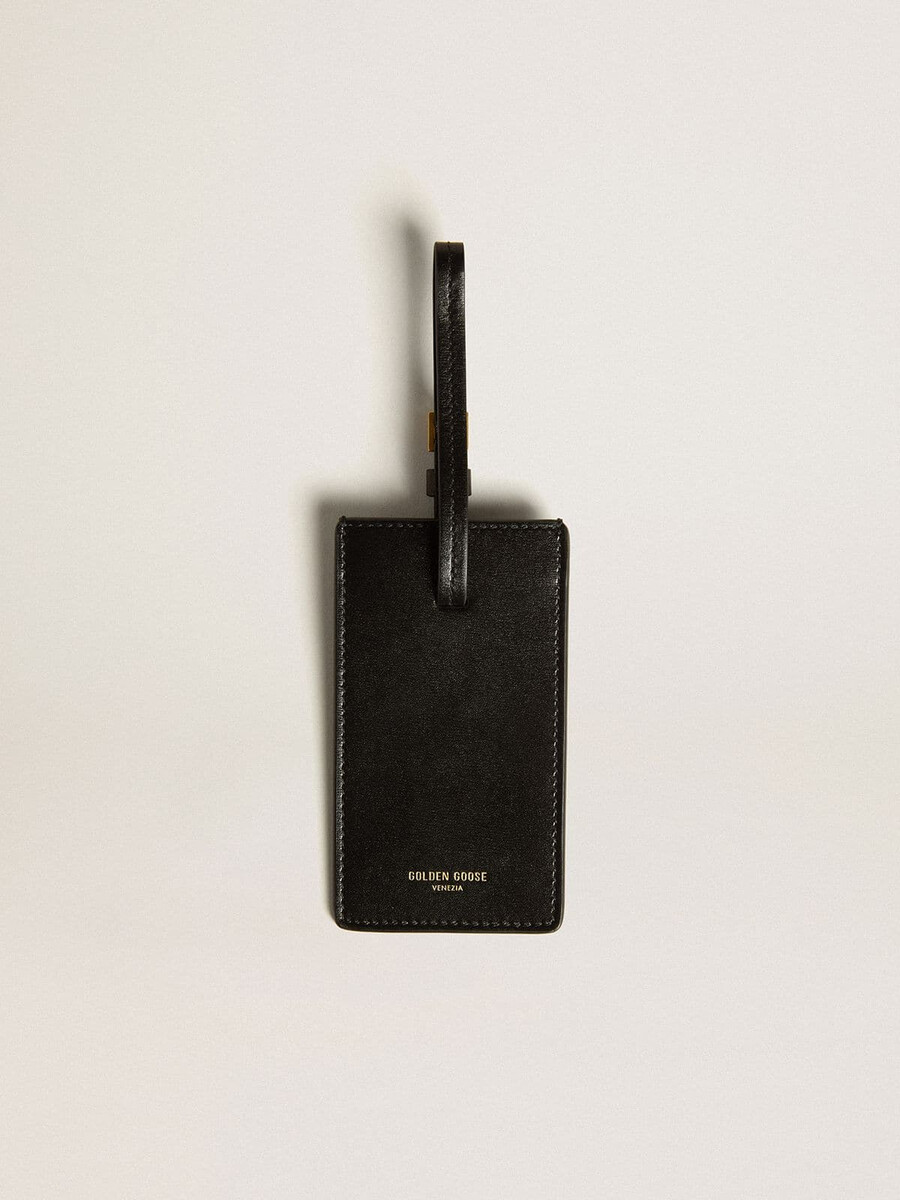 zwart bagagelabel