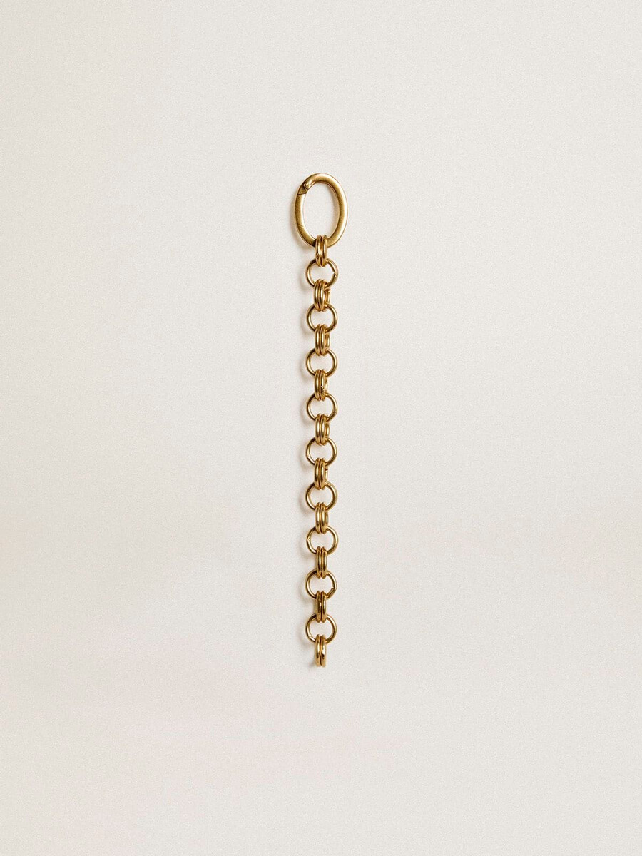 antieke goudkleurige messing hanger in de vorm van een ketting