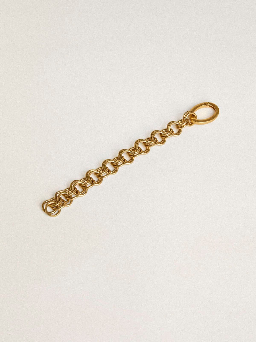 antieke goudkleurige messing hanger in de vorm van een ketting
