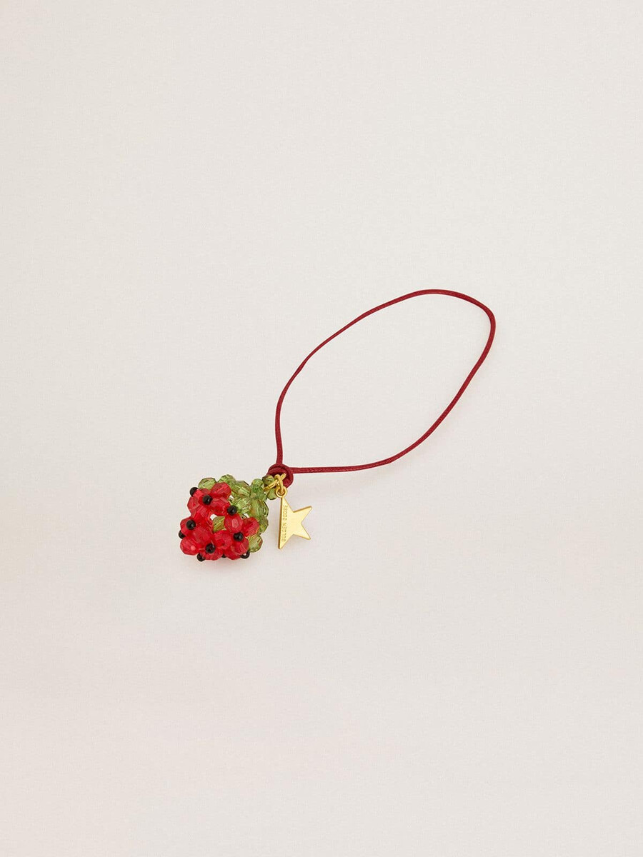 rode aardbeihanger met gouden ster