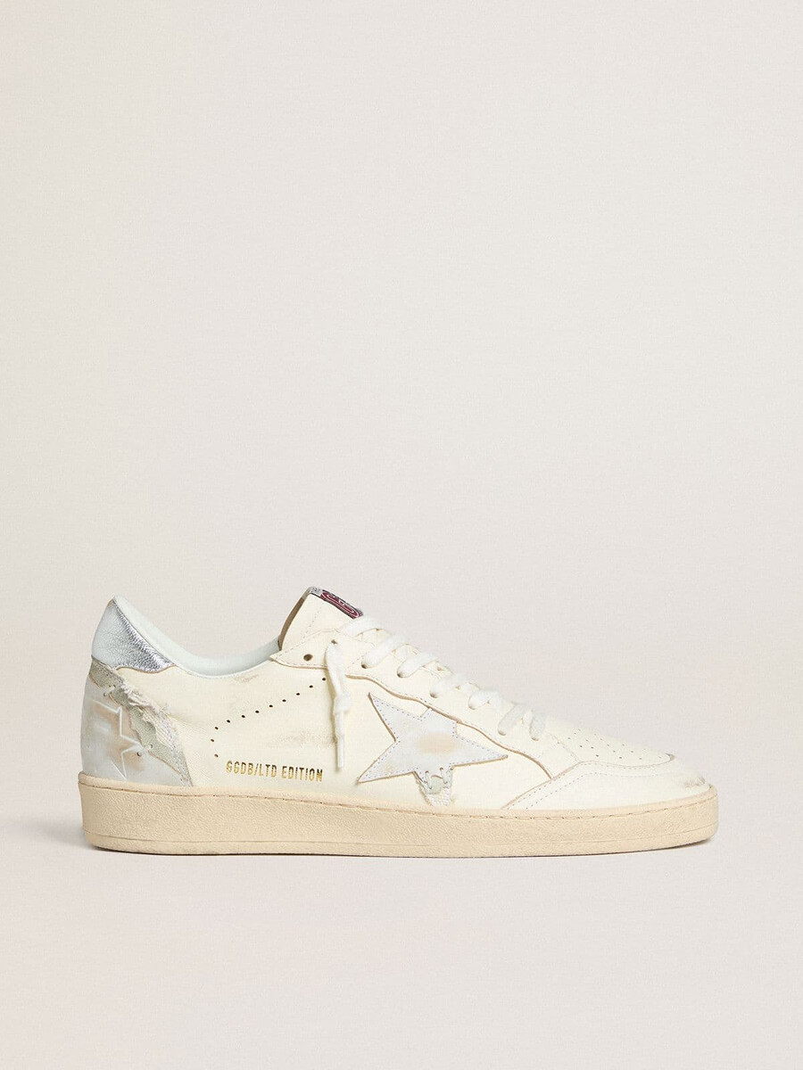 dames ball star ltd met patchwork ster en metallic leren hielstuk.