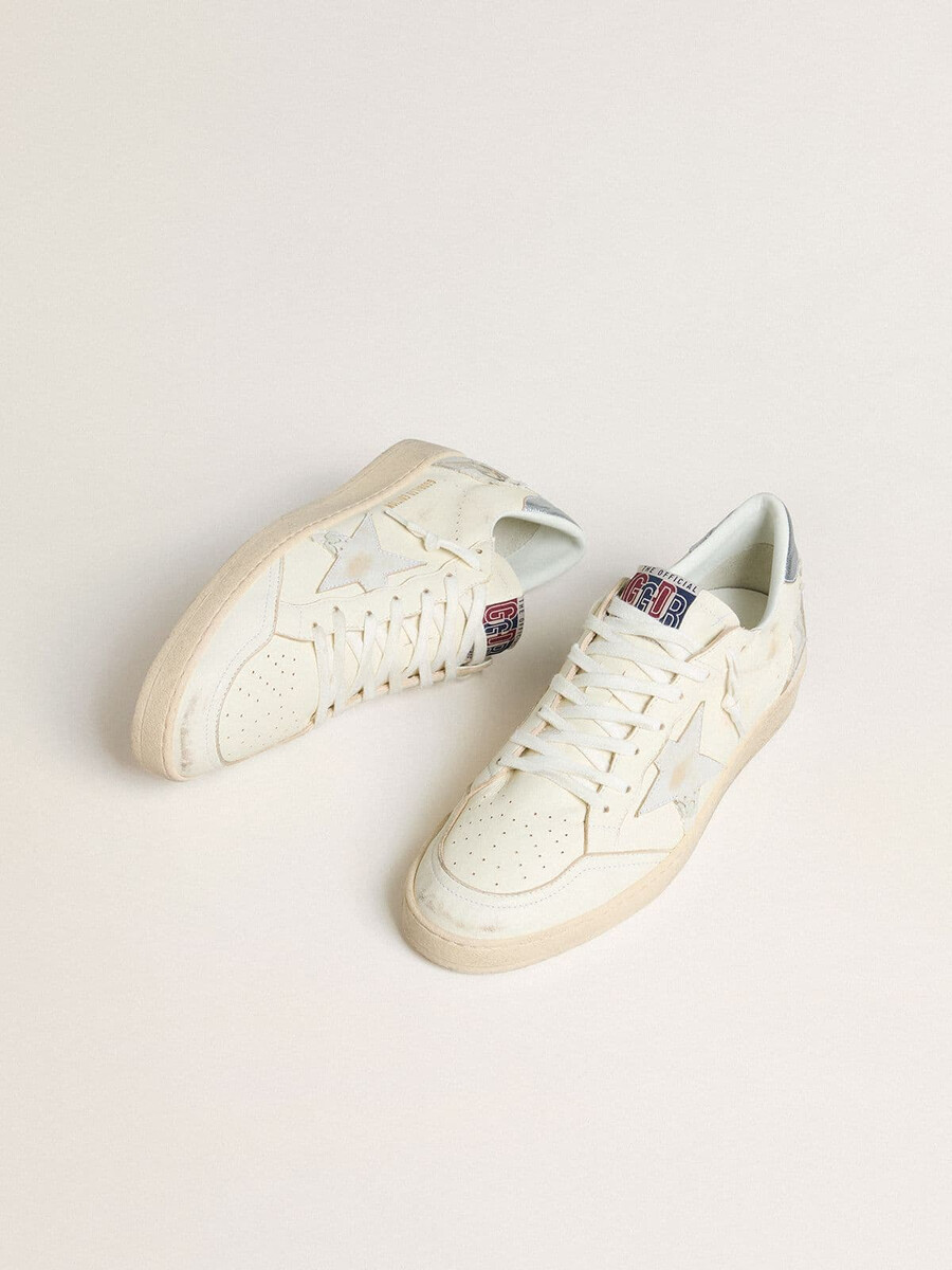 dames ball star ltd met patchwork ster en metallic leren hielstuk.