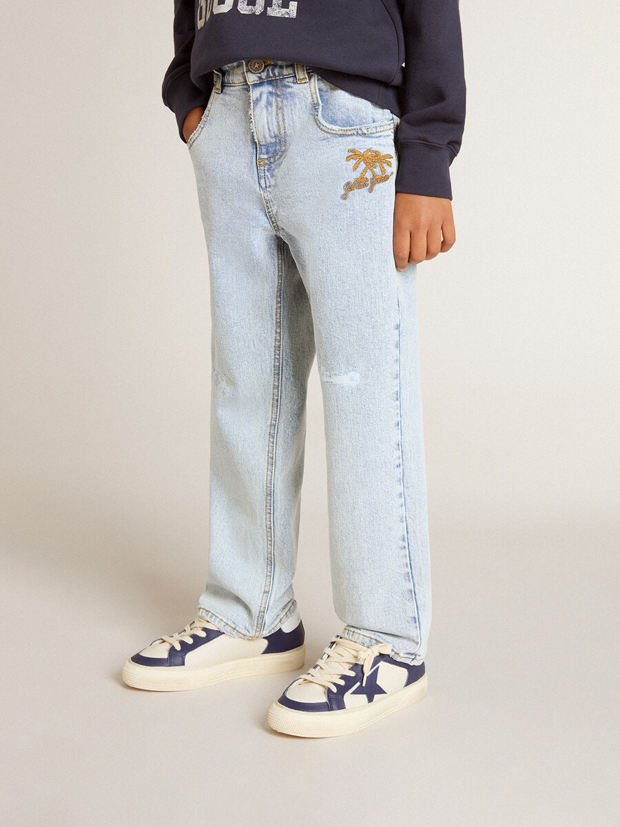 lichte denim jeans voor jongens