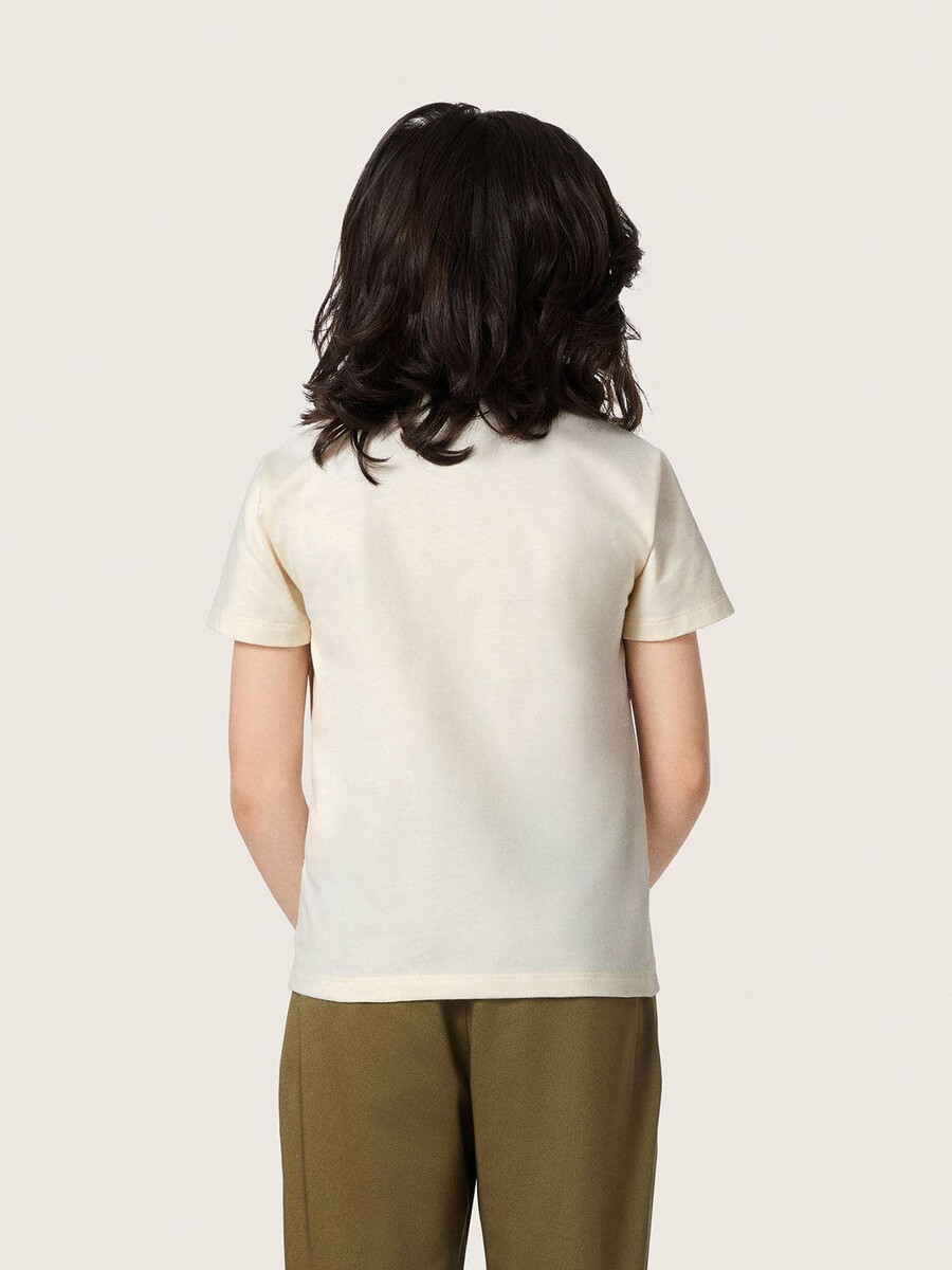 journey jongens t-shirt van wit katoenen jersey met logo