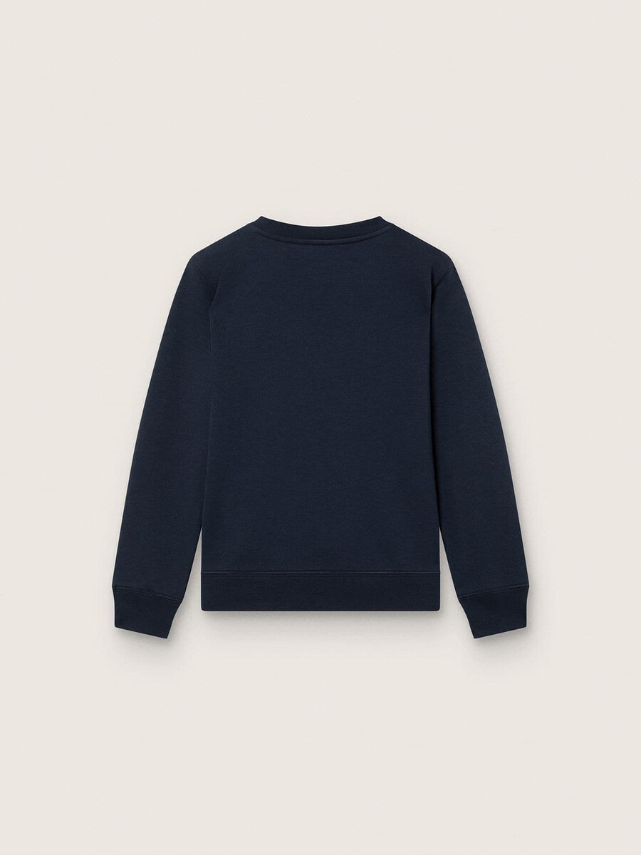 journey jongenssweatshirt in blauwe katoenmix met een contrasterend logo.