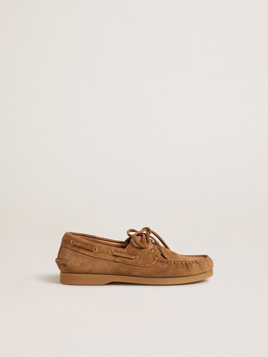 junior cruise loafer in lichtbruin suède