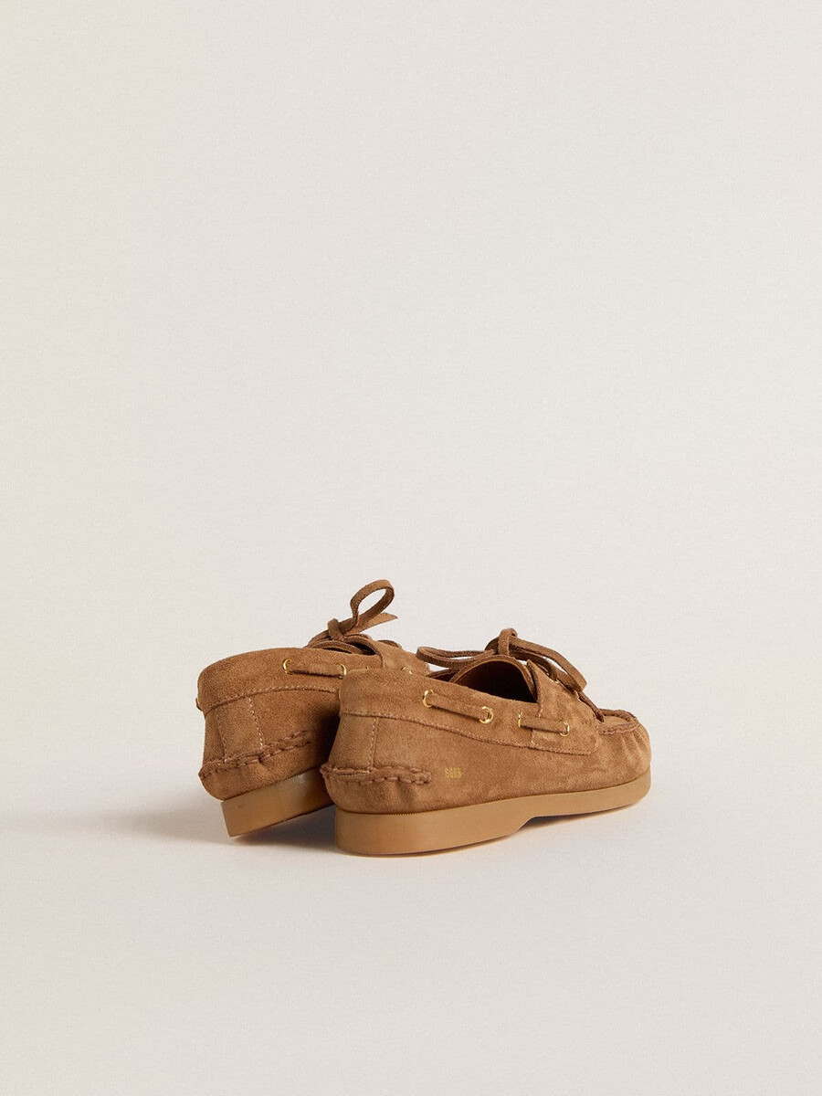 junior cruise loafer in lichtbruin suède