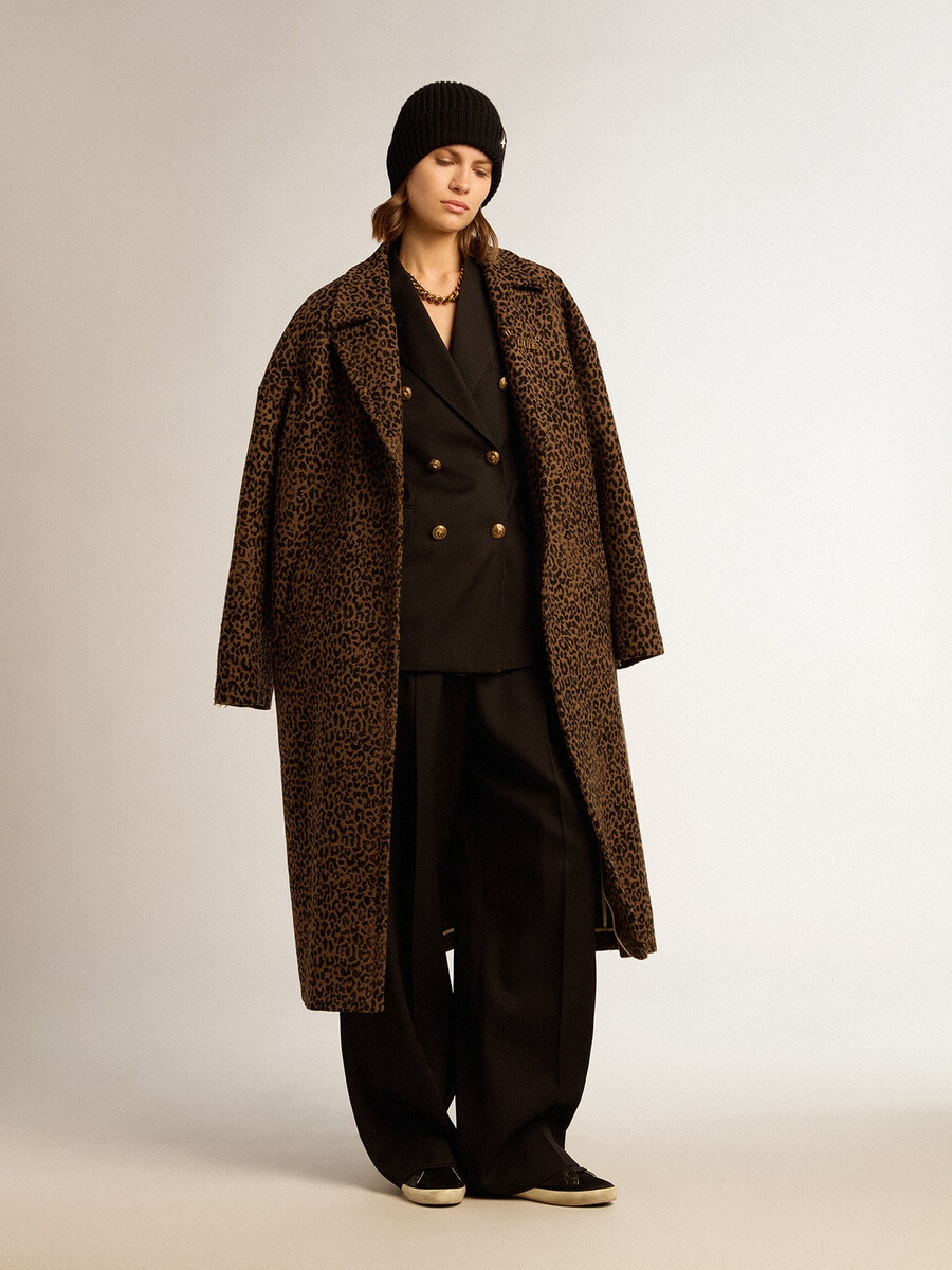 dames wollen cocoonjas golden goose
