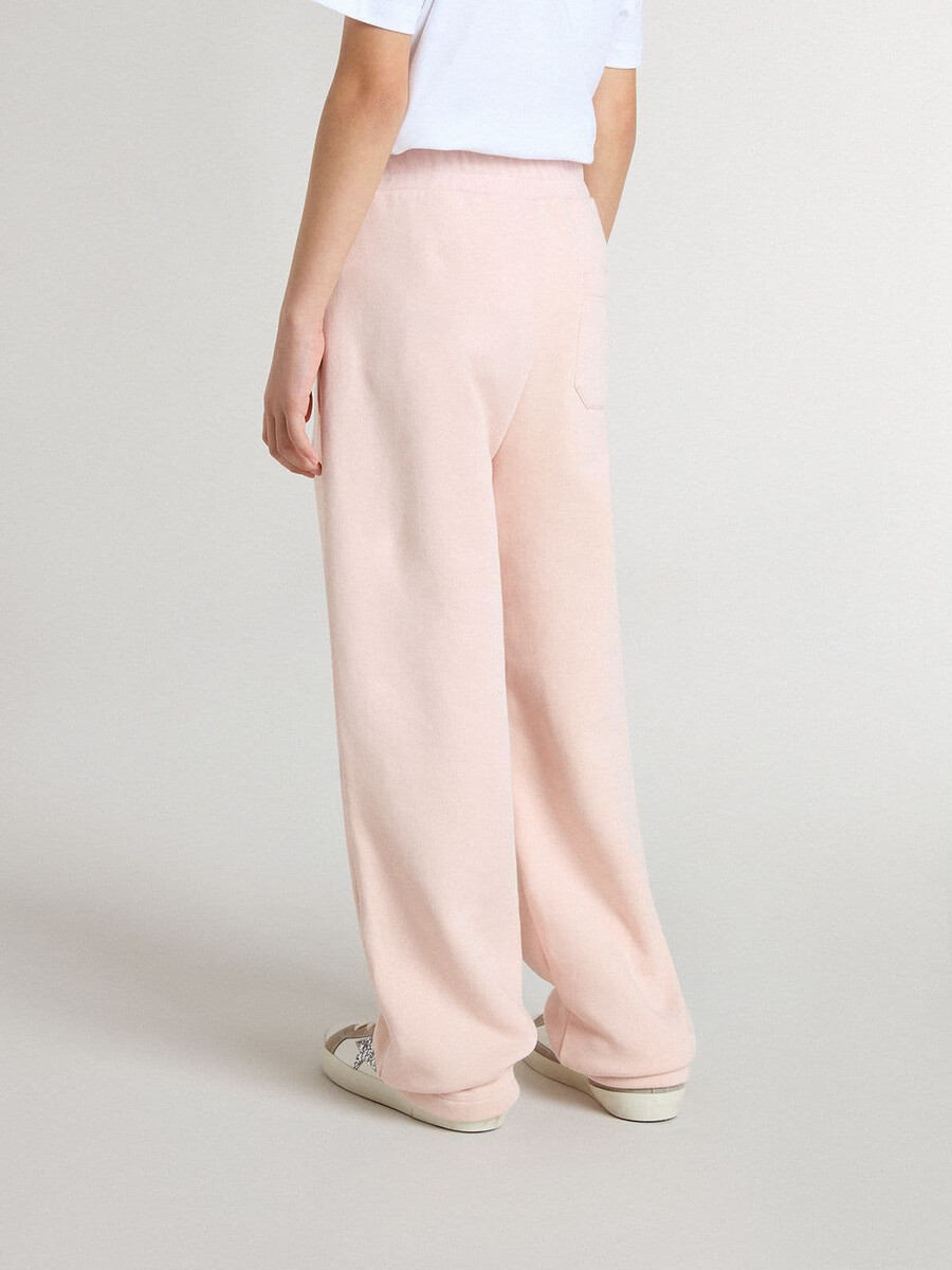 roze joggingbroek voor meisjes met print