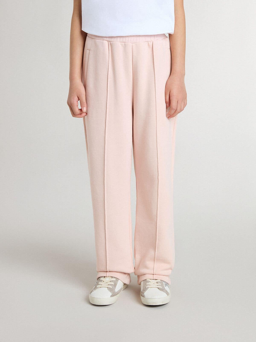 roze joggingbroek voor meisjes met print