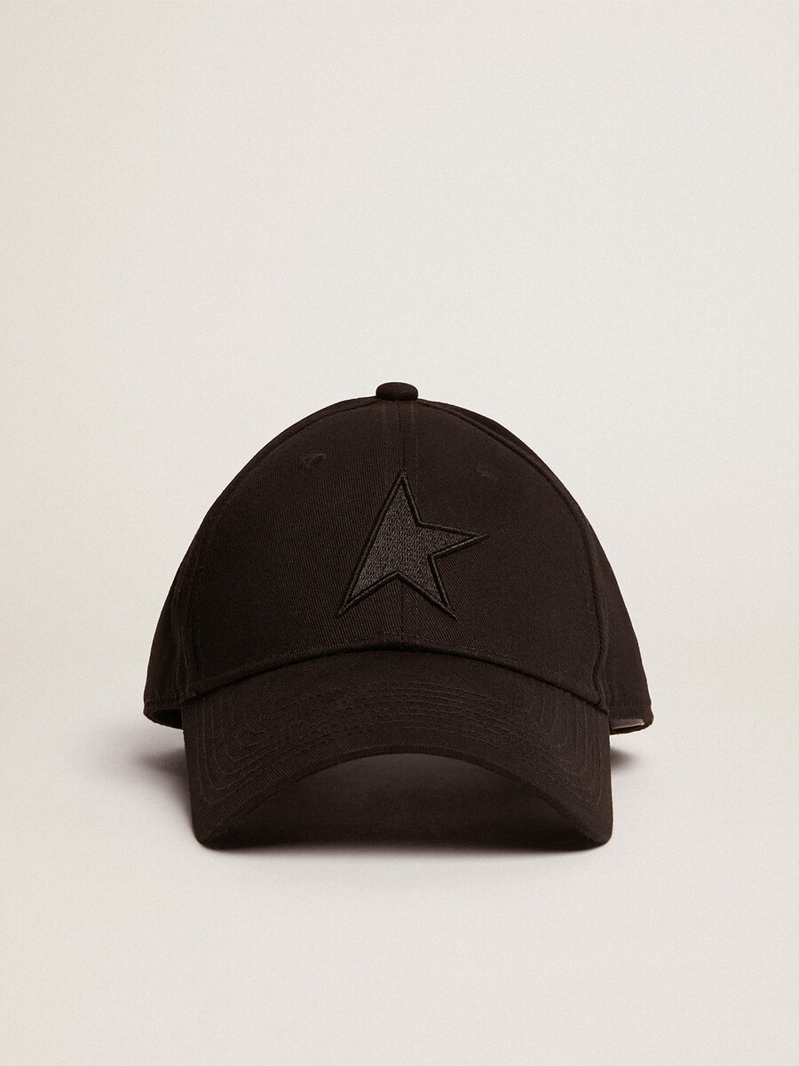 zwarte baseballpet met ster