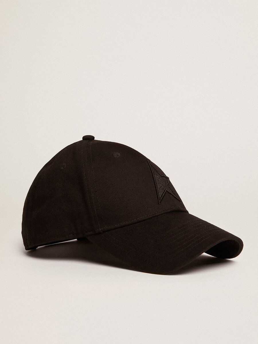 zwarte baseballpet met ster