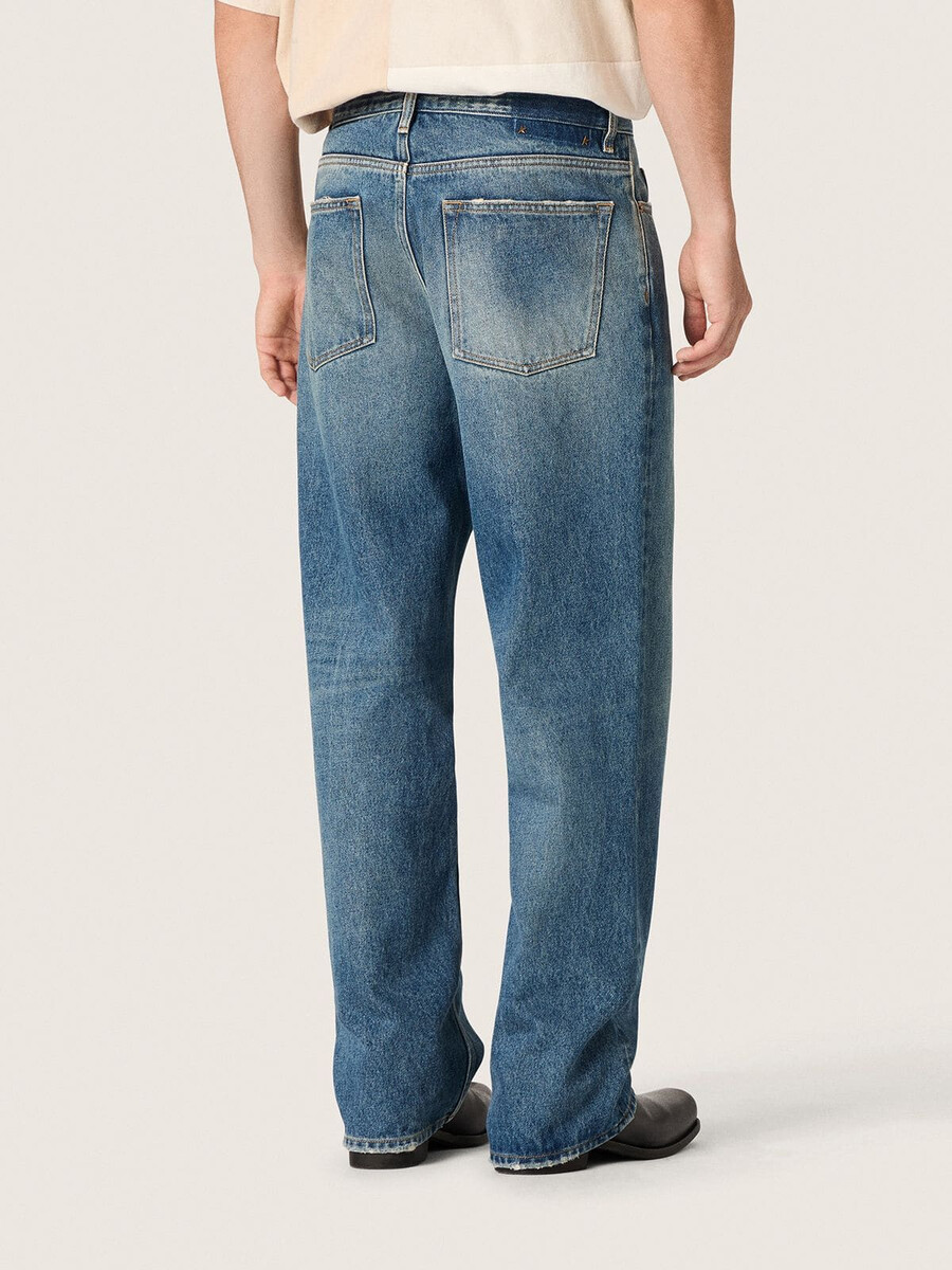 blauwe lichtblauwe losse jeans