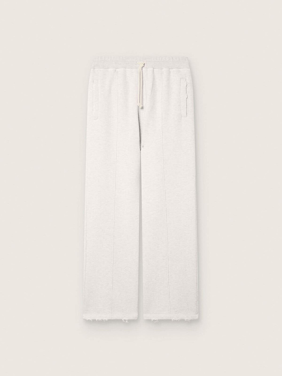 star unisex joggingbroek van grijs gemêleerd fleece