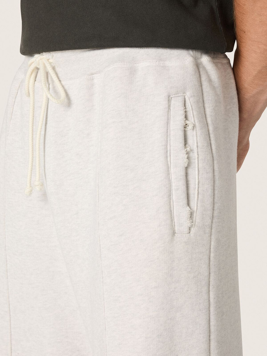 star unisex joggingbroek van grijs gemêleerd fleece