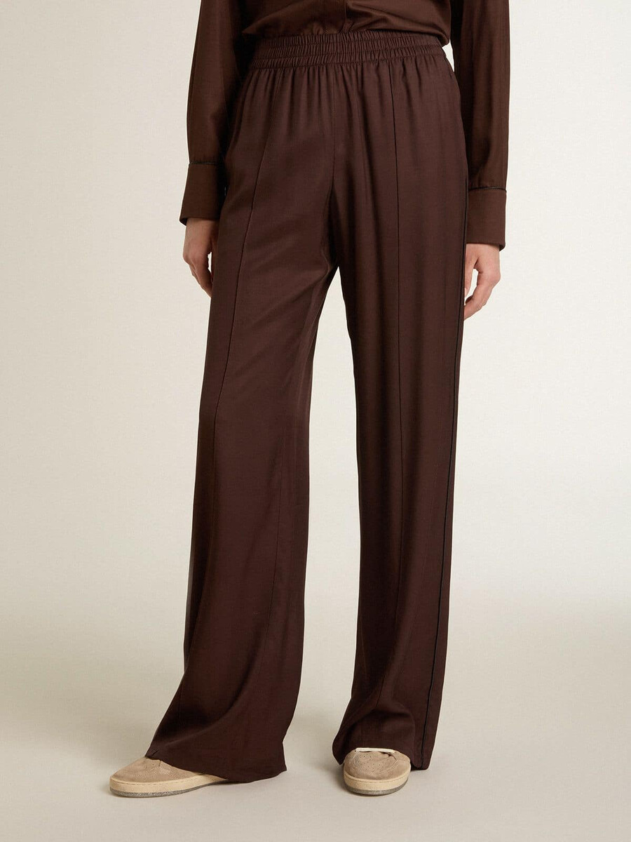 bruine joggingbroek voor dames