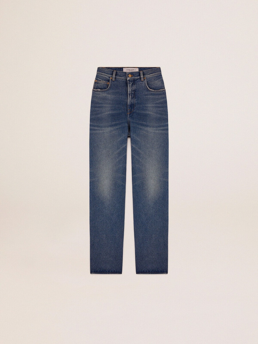 damesjeans met een medium wassing