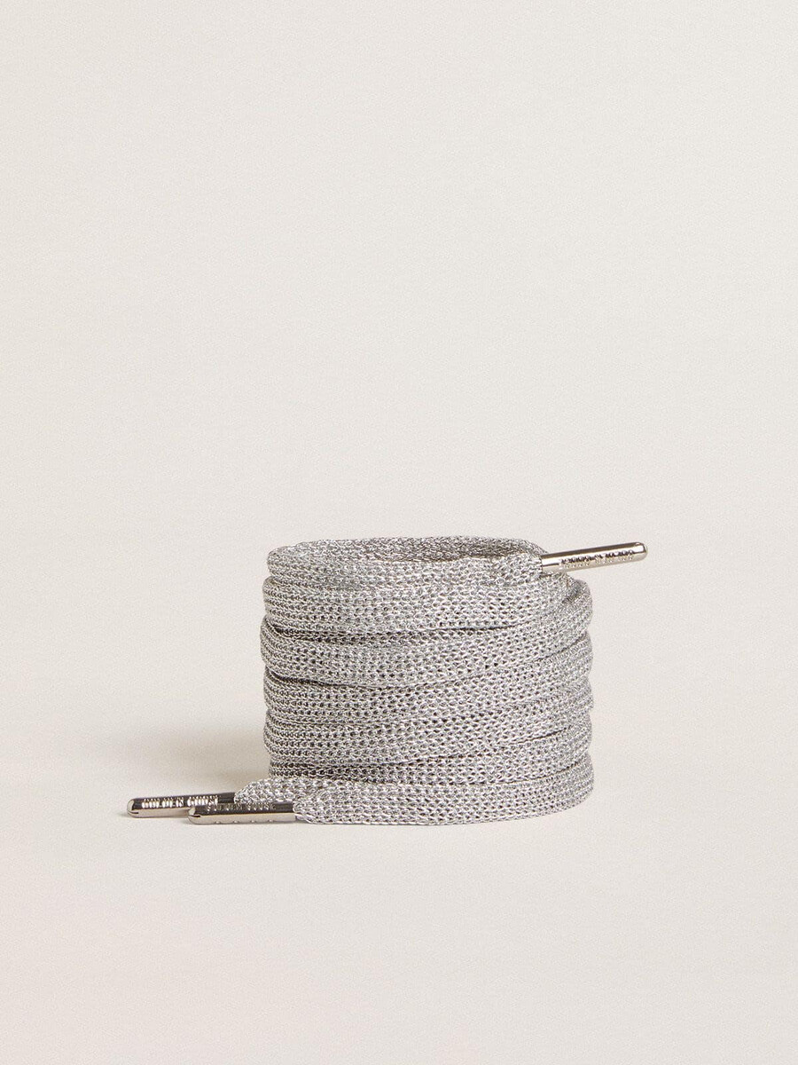 zilveren lurex veters