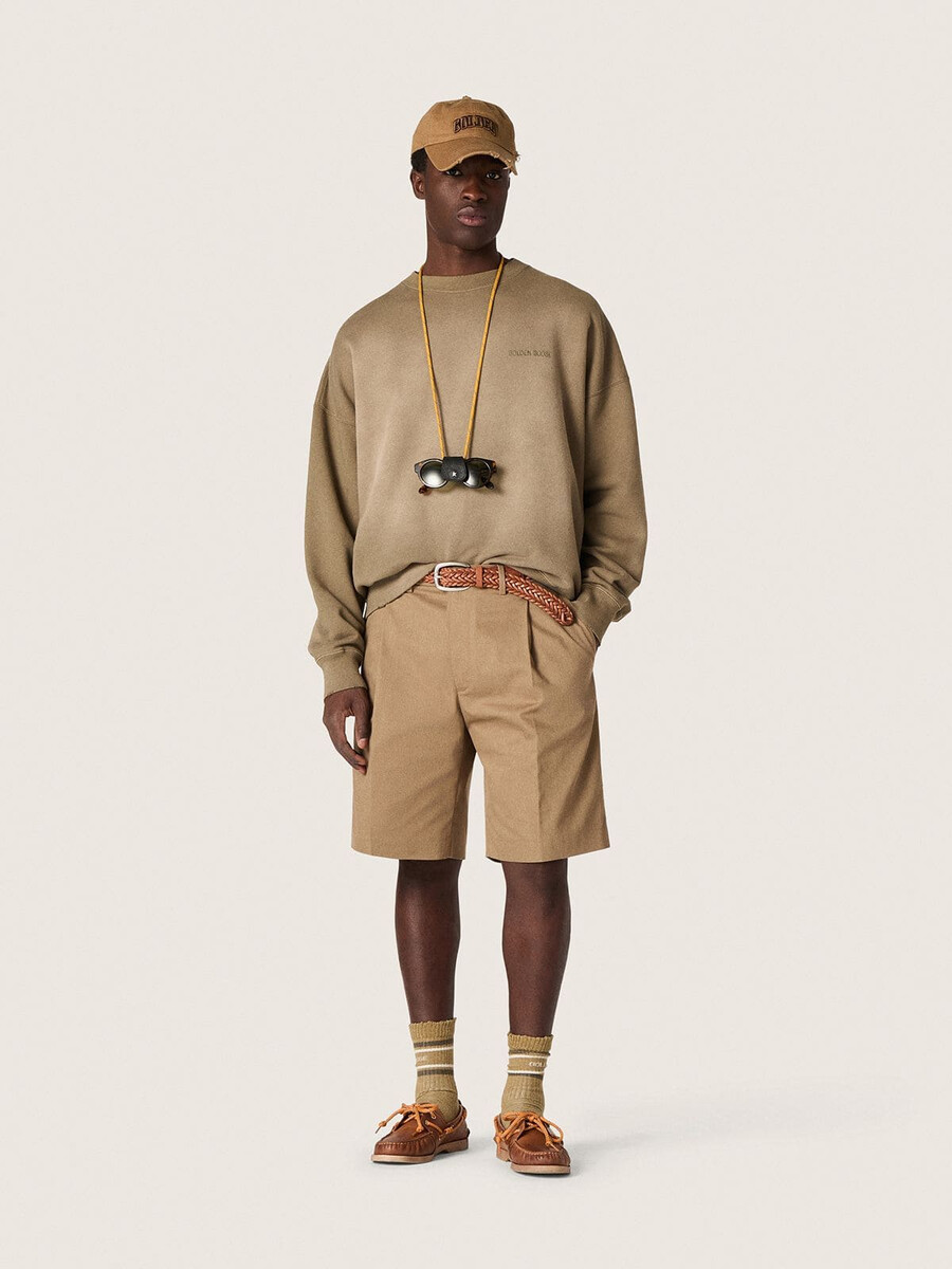 cruise loafers voor heren in tabakskleurig leer.