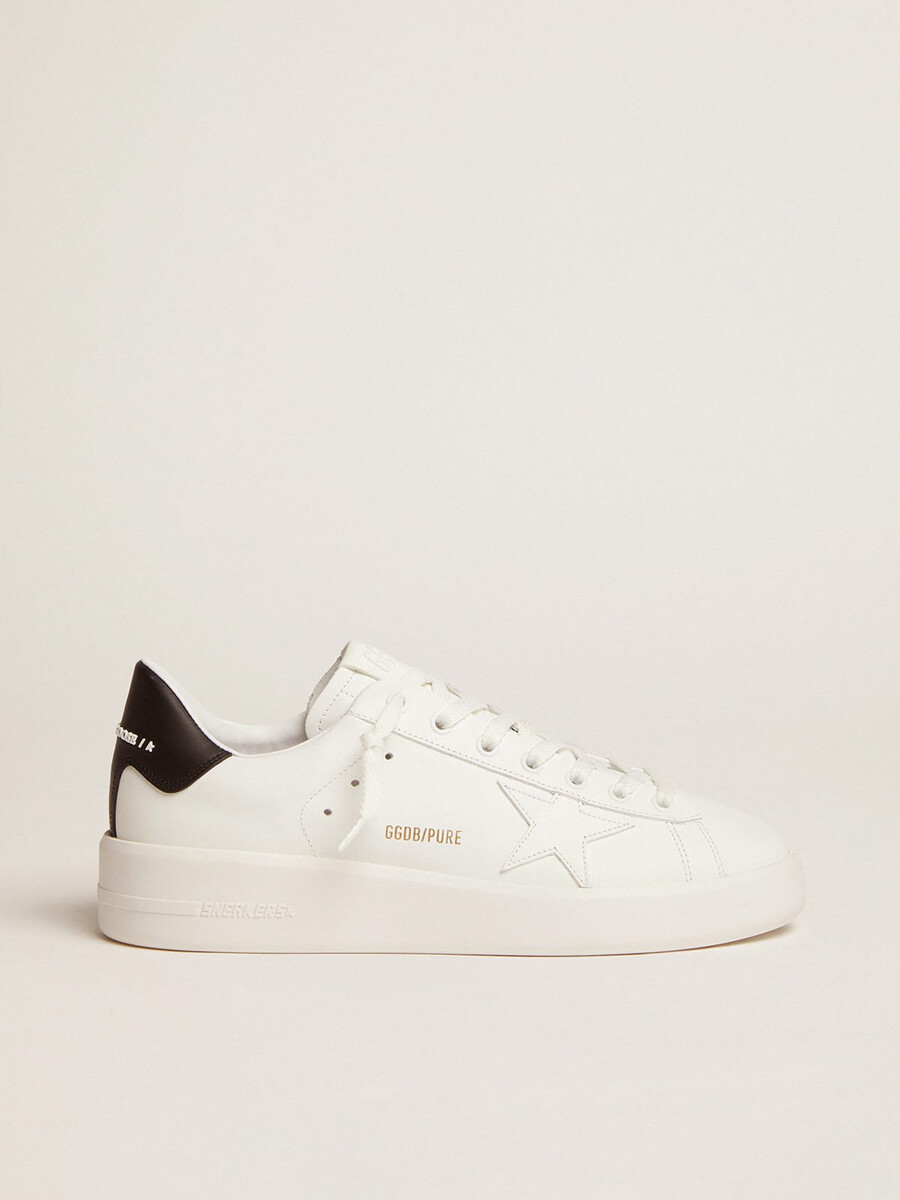 dames purestar met zwart hielstuk