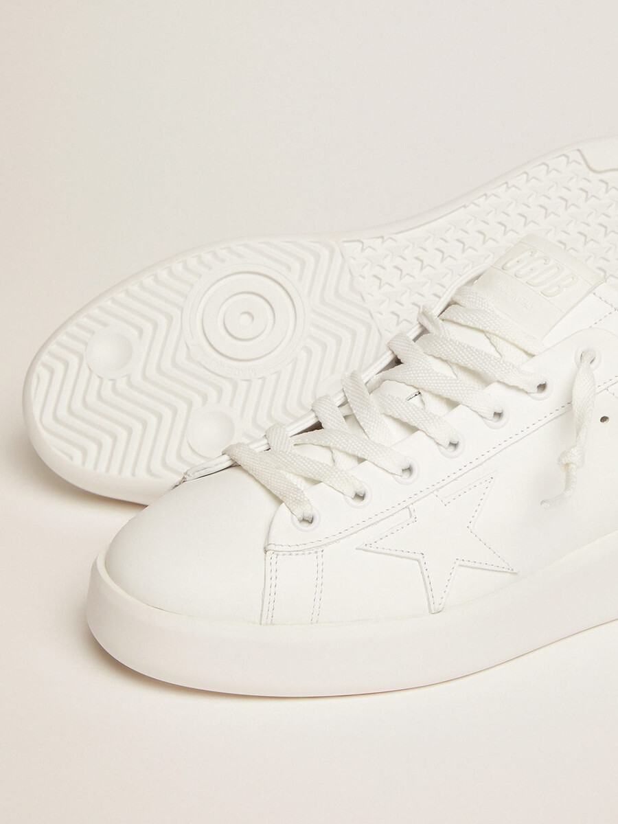dames purestar met zwart hielstuk