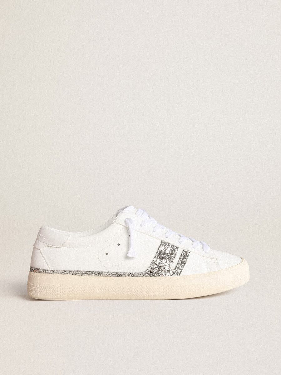 zilveren glitter sneakers yatay model 1b