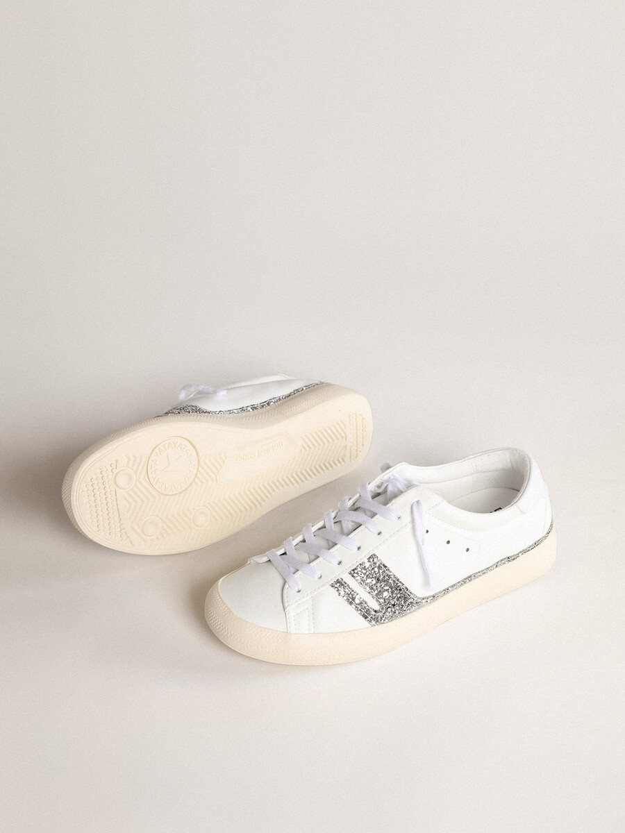 zilveren glitter sneakers yatay model 1b