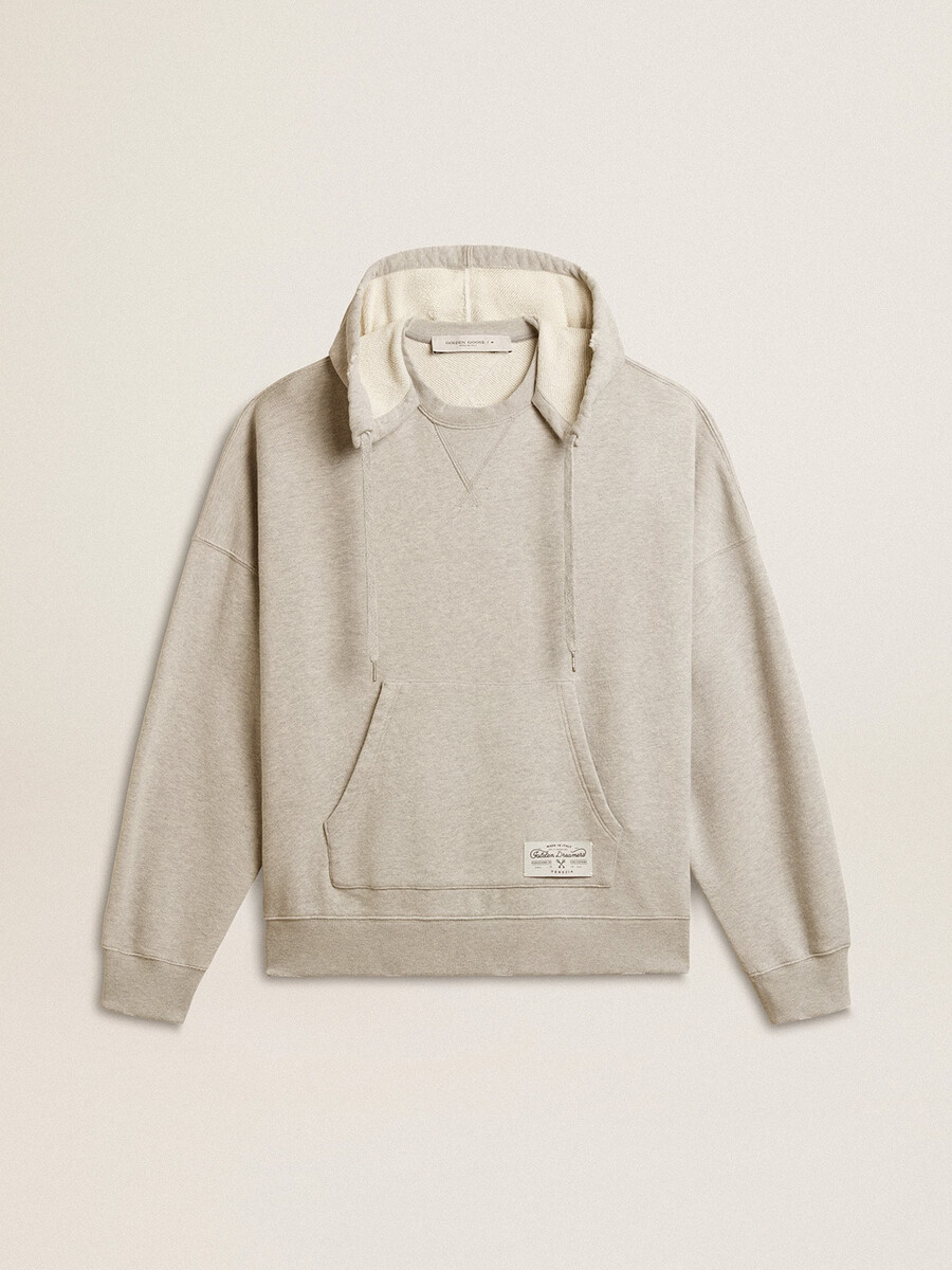 unisex katoenen hoodie met print op de achterkant