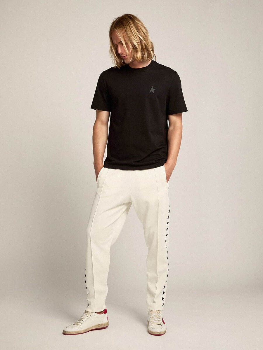 t-shirt uit de black star collection met een ton-sur-ton ster op de voorkant.